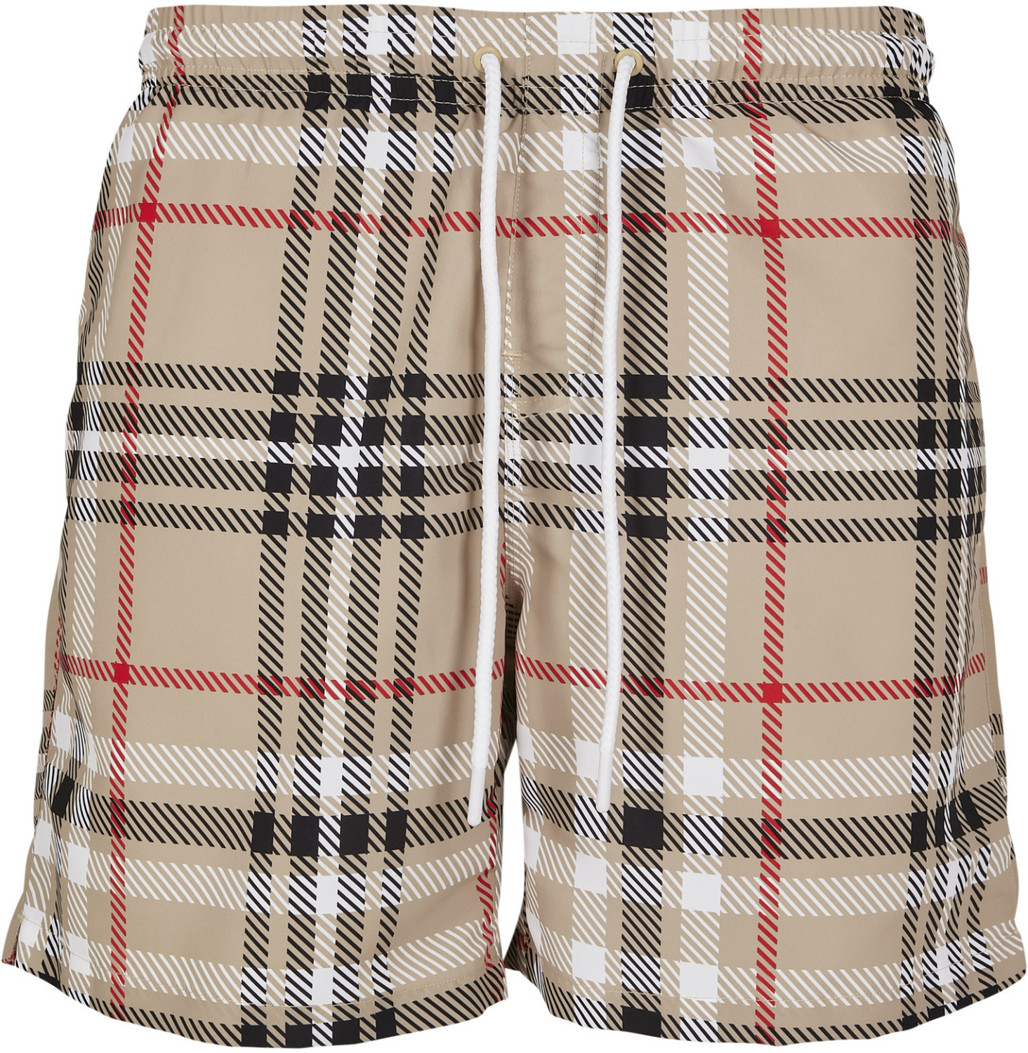 Urban Classics Check Swim Shorts (TB2677)