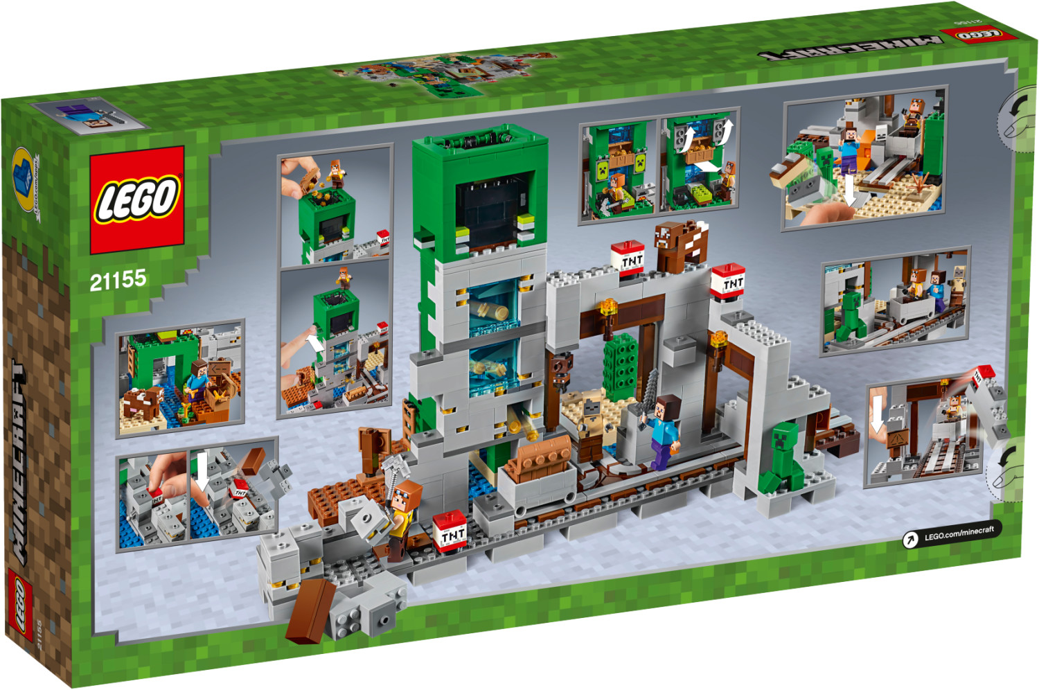 LEGO Minecraft La Mine Abandonnée 21166 LEGO à Prix Carrefour