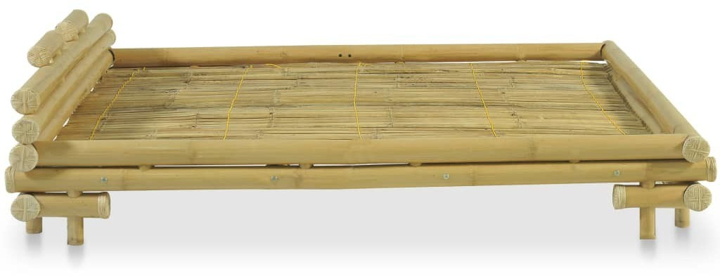 VidaXL Bamboo Bed 160x200cm 247291 Beige