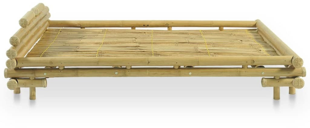 vidaXL Bamboo Bed 140x200cm 24729