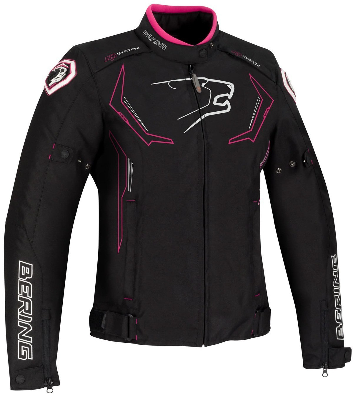 Bering Blouson Lady Guardian noir/blanc/fuchsia