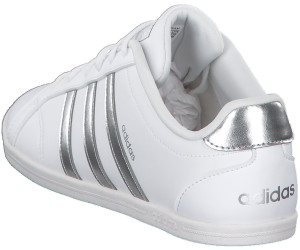 adidas coneo qt ladies trainers white silver