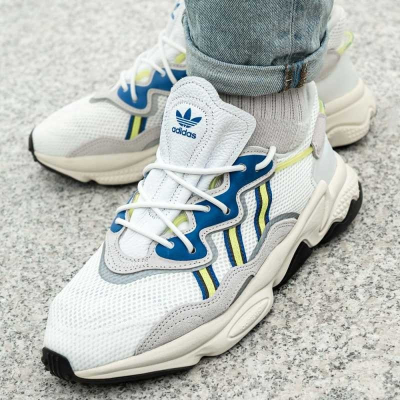 Adidas ozweego cloud white solar yellow 2025