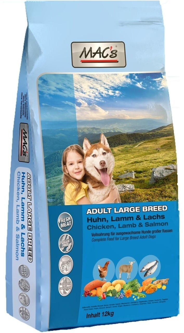 MAC's Adult Large Breed Chicken, Lamb & Salmon