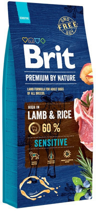 Brit Premium By Nature Sensitive Lamb 15kg