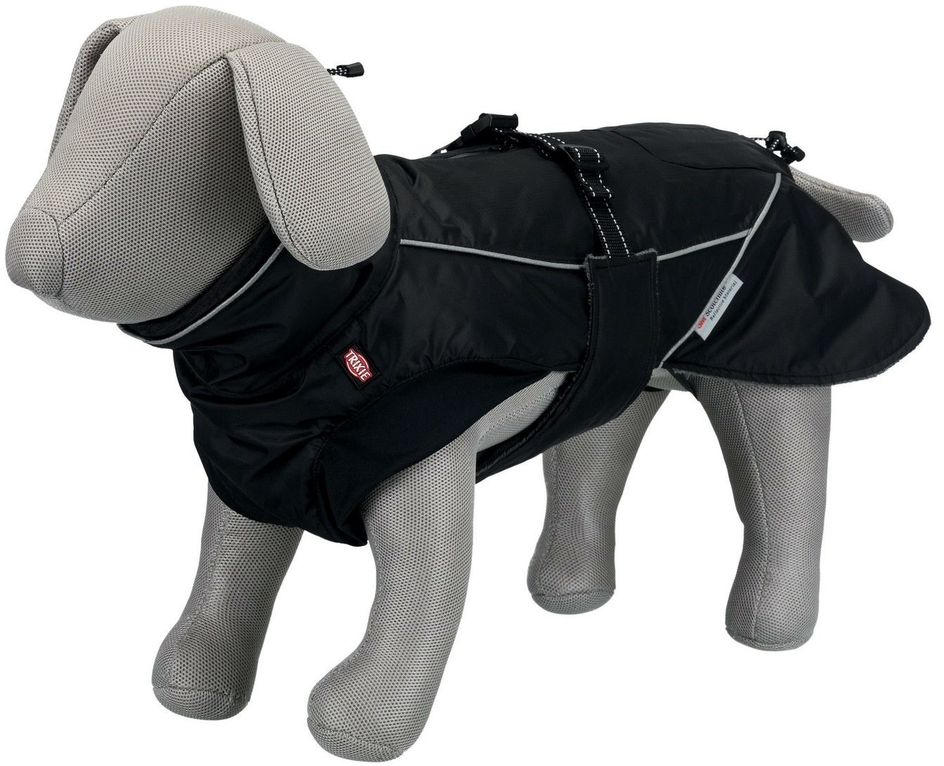 Trixie Manteau pour chien Brizon Black S 40/59-67cm Trixie Manteau pour chien Brizon Black S 40/59-67cm