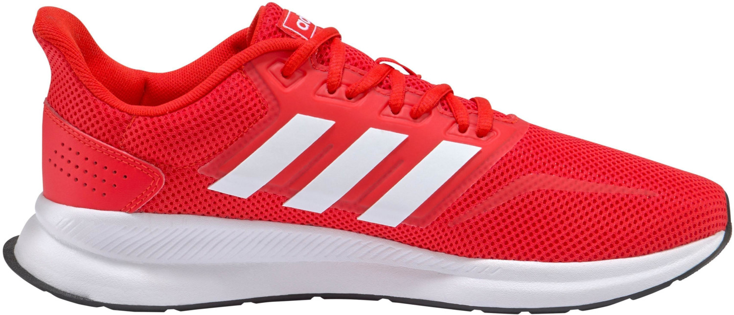 Buy Adidas Runfalcon active red/cloud white/core black from Â£43.55 (Today) â Best Deals on 