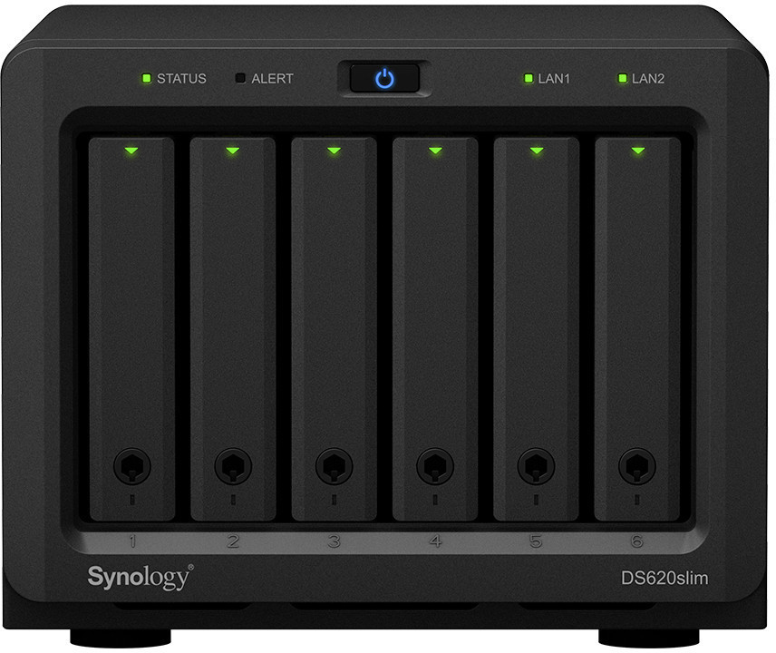 Serveur NAS Synology Disk Station DS418 - Serveur NAS - 4 Baies - 24 To -  HDD 6 To x 4 - RAID 0, 1, 5, 6, 10, JBOD - RAM 2 Go - Gigabit Ethernet -  iSCSI support