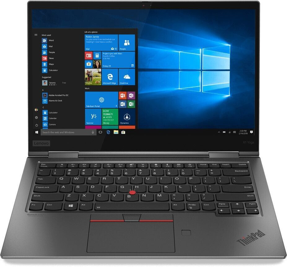 Lenovo ThinkPad X1 Yoga G4 (20QF0022GE) 14 Zoll i7-8565U 16GB RAM 512GB SSD Win10P iron gray