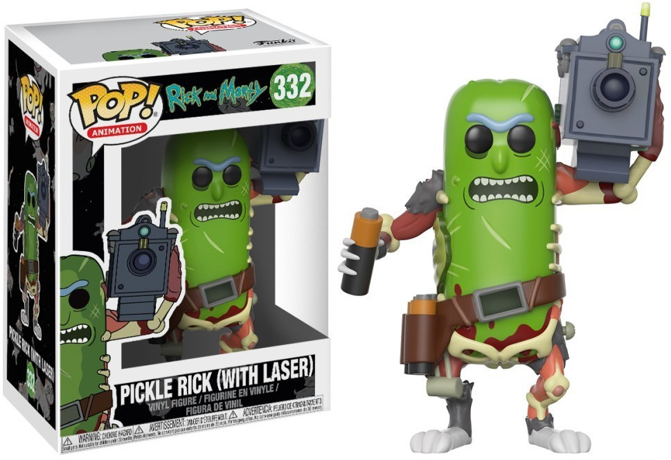 Funko Pop! Animation: Rick and Morty - Pickle Rick (with Laser)