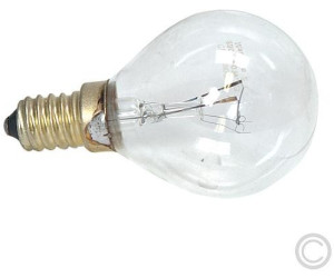 2** Backofenlampe E14 40W  Klar Leuchtmittel Glühbirne 300C Ofen Glühlampe 395Lm 