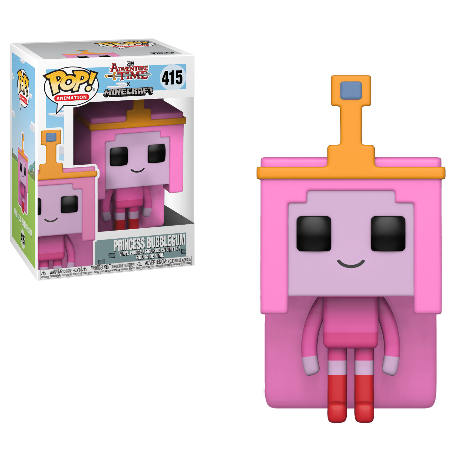 Funko Pop! Animation: Adventure Time x Minecraft - Princess Bubblegum