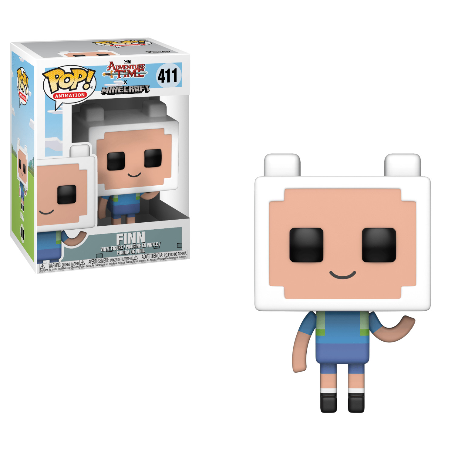 Funko Pop! Animation: Adventure Time x Minecraft - Finn