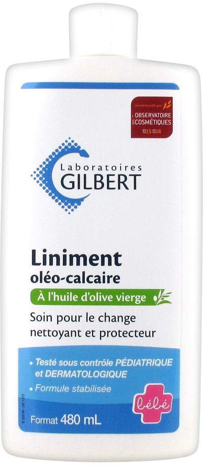 Laboratoires Gilbert Liniderm liniment oléo-calcaire (480 ml)