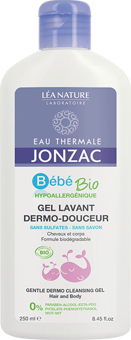 Eau thermale Jonzac Bébé Bio gel lavant dermo-douceur (250 ml)