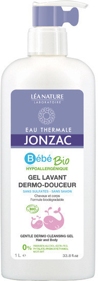 Eau thermale Jonzac Bébé Bio gel lavant dermo-douceur (1l)