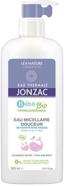 Eau thermale Jonzac Bébé Bio eau micellaire douceur (500 ml)