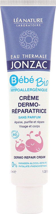 Eau thermale Jonzac Bébé Bio crème dermo-réparatrice (40 ml)