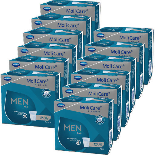 Hartmann MoliCare Premium Men Pad 2 Drops (12 x 14 pcs)
