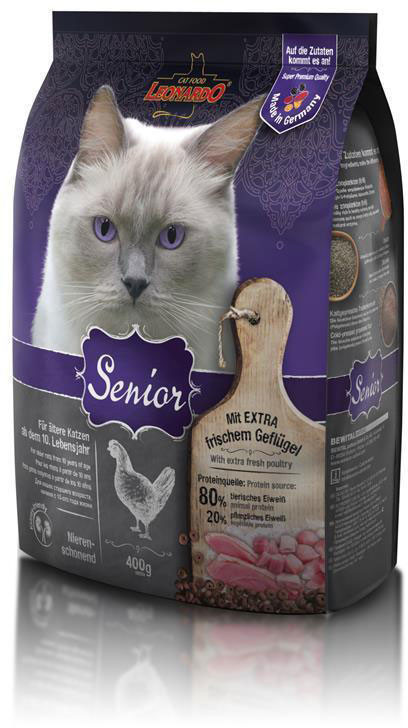 LEONARDO Cat Food Senior 400g