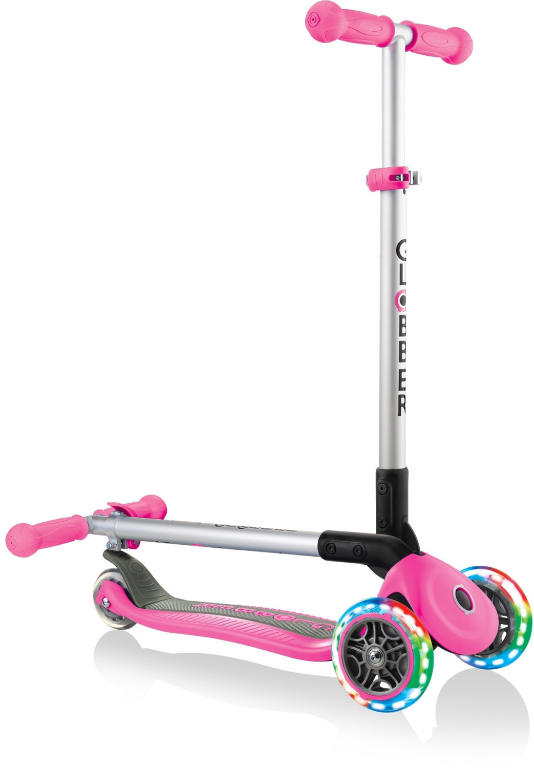 Globber Primo Foldable Lights rose