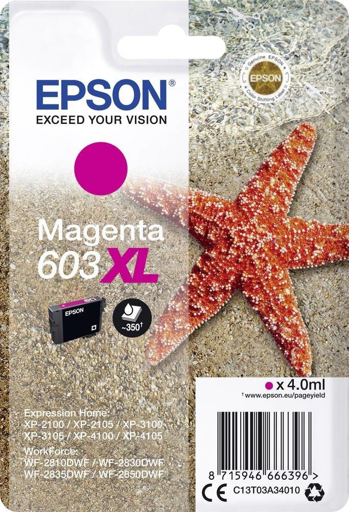Epson 603XL magenta (C13T03A34010) ab 13,61 € | Preisvergleich bei