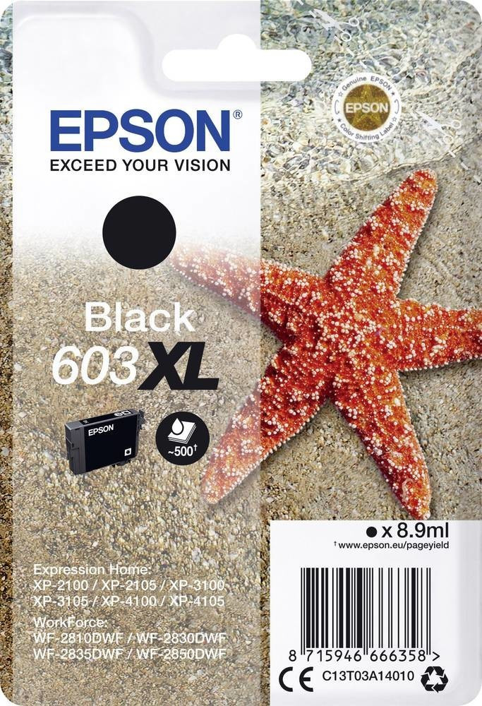 Epson 603XL noir (C13T03A14010) au meilleur prix sur