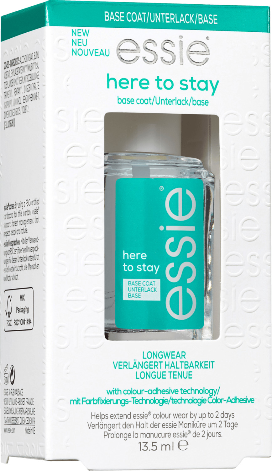 Essie Here to Stay vernis base coat (13.5 ml)