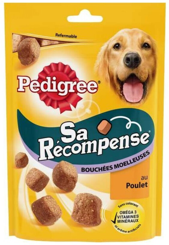 Pedigree Sa récompense Bouchées moelleuses au poulet (130 g)