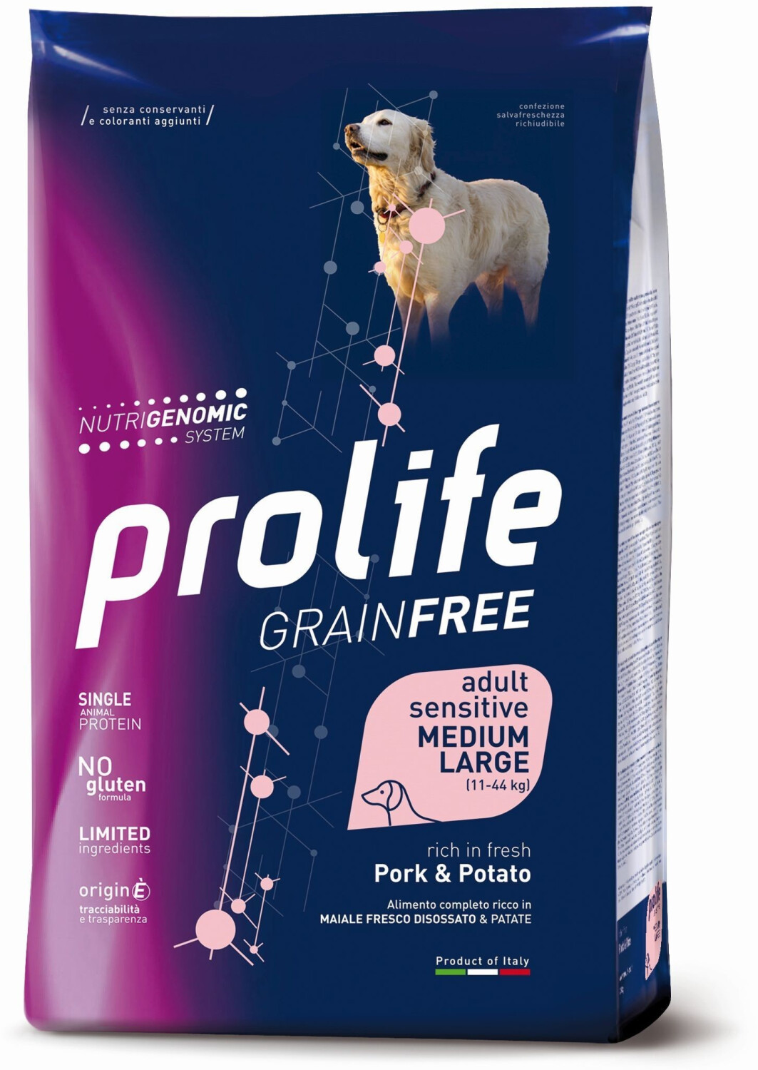 Prolife Sensitive Adult Grain Free - Pork & Potatos (10 kg)