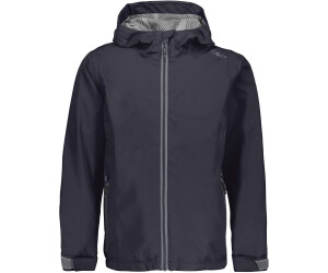 plain black rain jacket