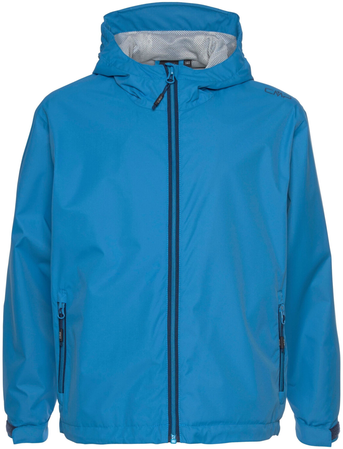 Veste Enfant CMP Imperméable - Capuche Fixe - Protection Pluie - Coupe-Vent - Bleu - Taille 152