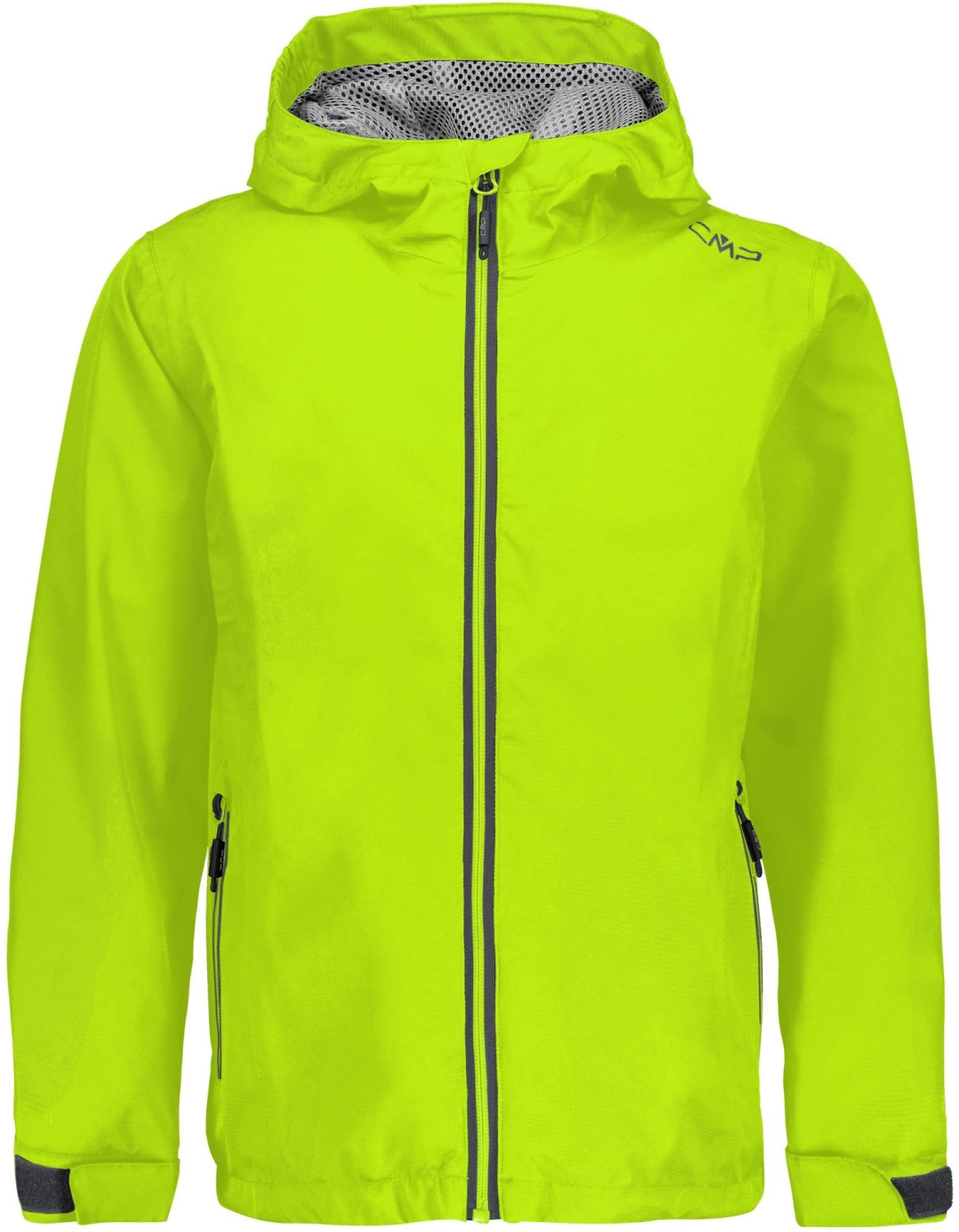 CMP Boy Rain Jacket Fix Hood Youth (C3-R-39X7984) Gecko