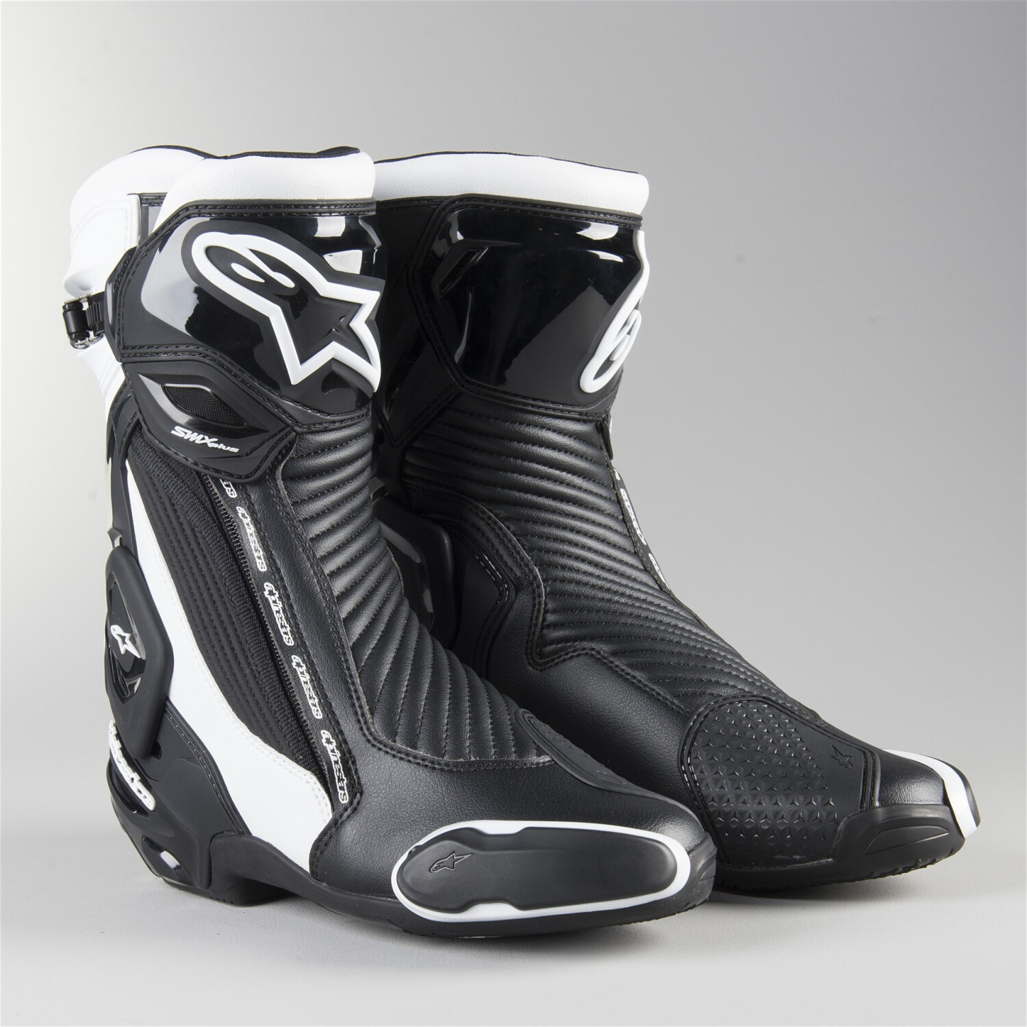 Photos - Motorcycle Boots Alpinestars SMX Plus V2 Boots Black/White 