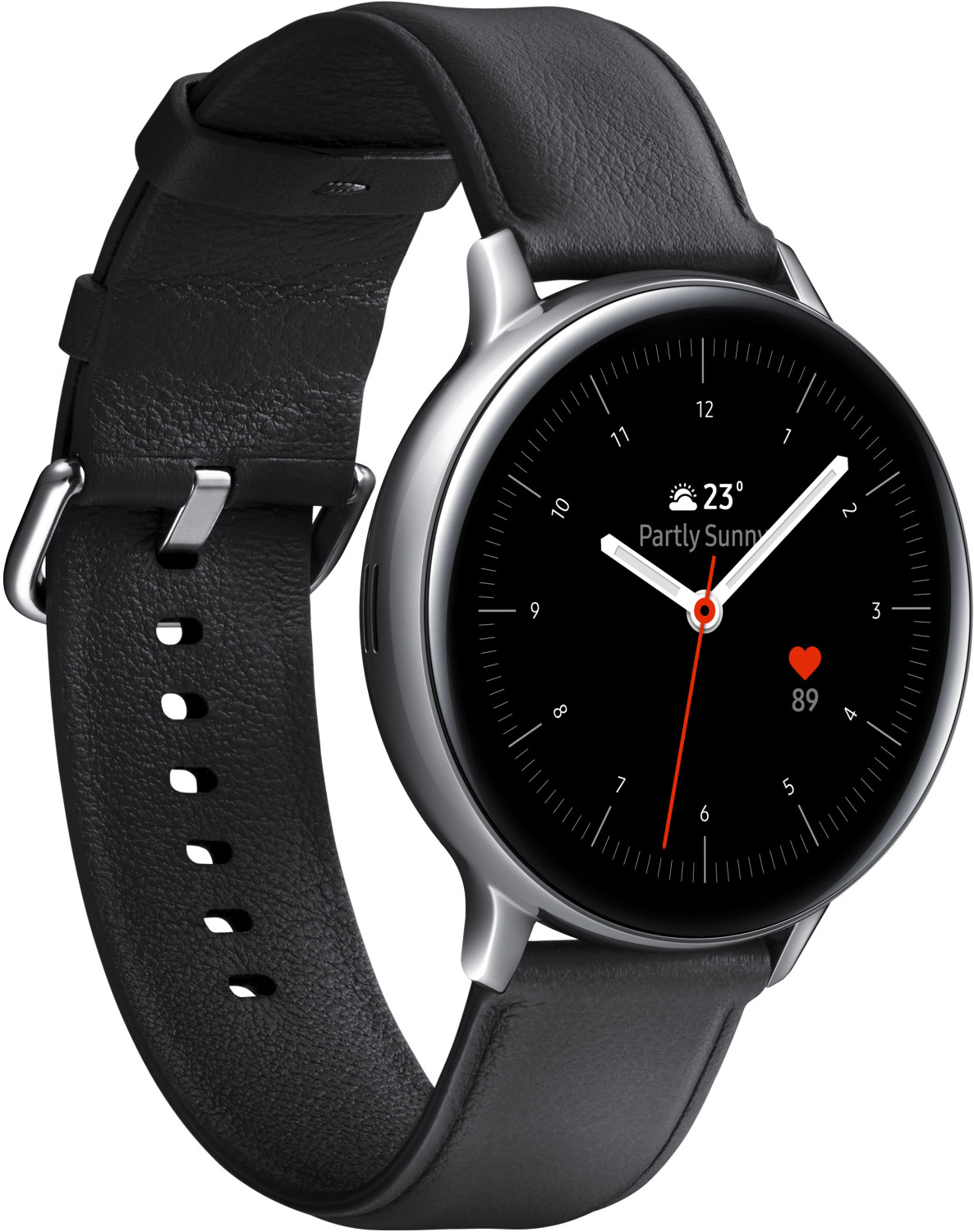 Samsung galaxy watch active deals 2 silver stainless steel