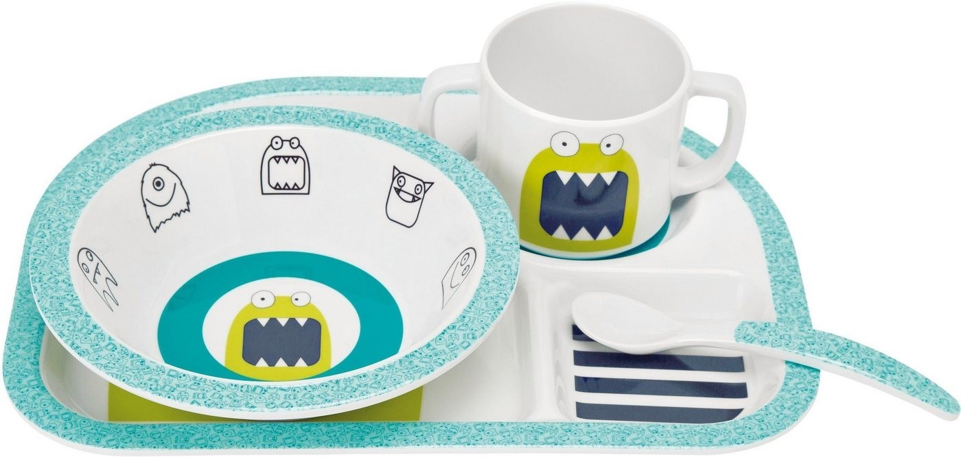 Lässig Dish Set Little Monsters Bouncing Bob