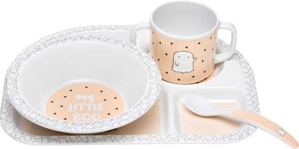 Lässig Dish Set Little Spookies Peach