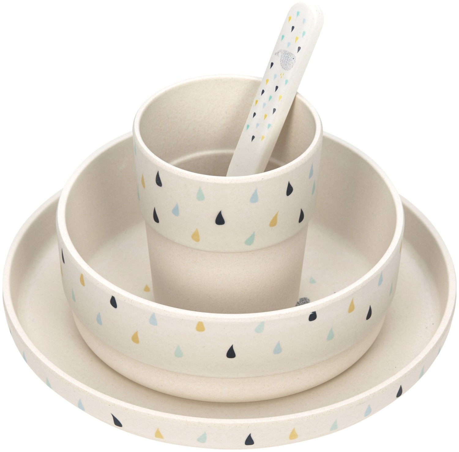 Lässig Coffret repas bambou Little Water Whale