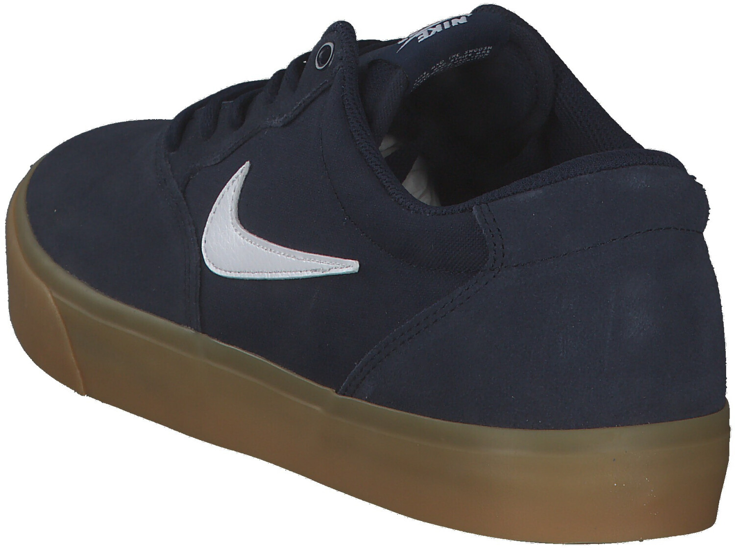 nike sb chron slr leather trainers in white