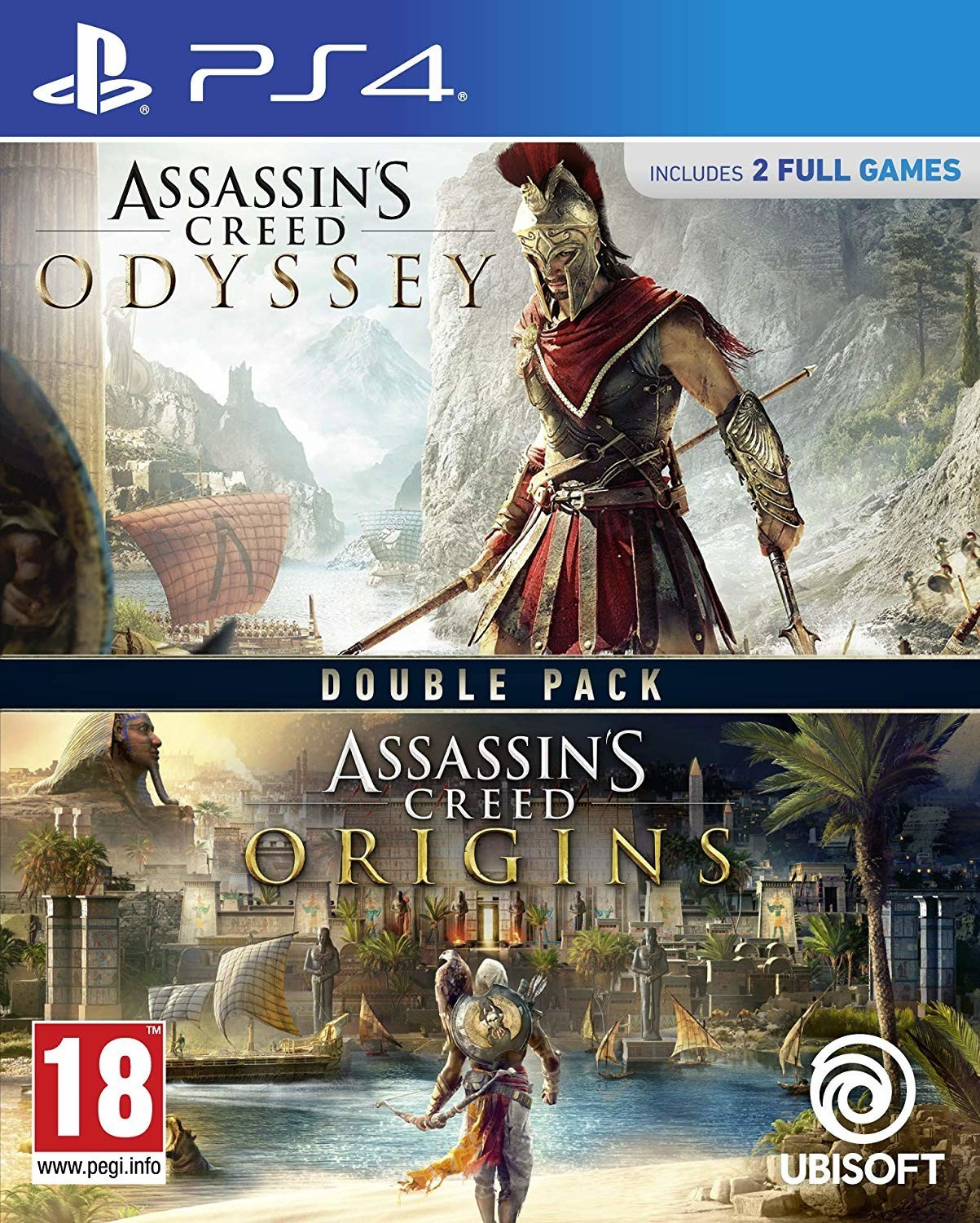 Photos - Game Ubisoft Assassin's Creed: Odyssey + Origins - Double Pack  (PS4)