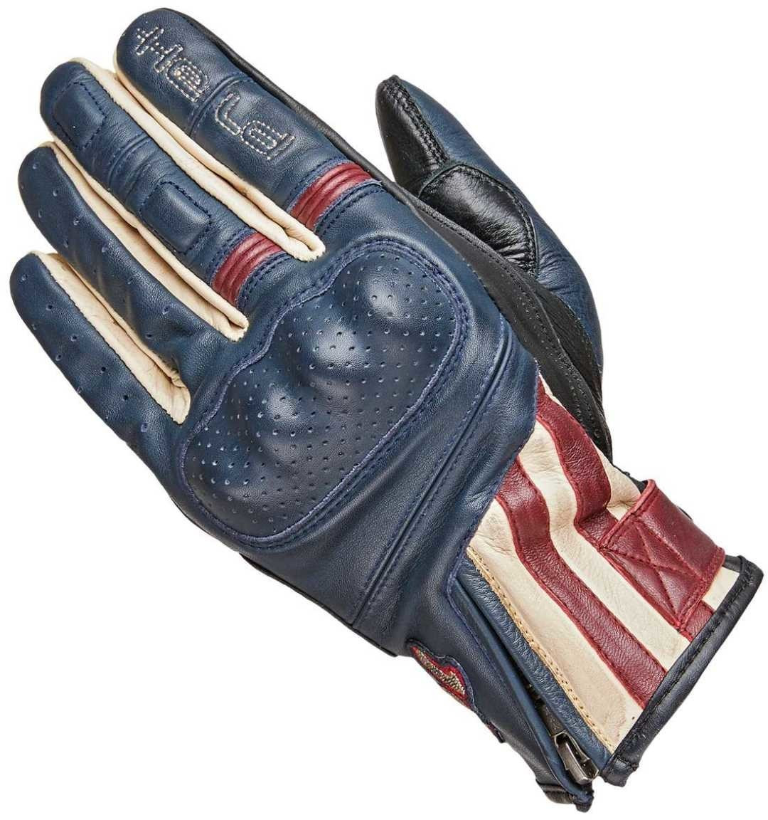 Photos - Motorcycle Gloves Held Biker Fashion  Paxton Black/Blue/Red 