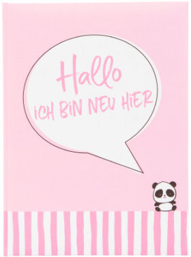 Goldbuch Baby Diary Ich bin neu hier 21x28/44 pink