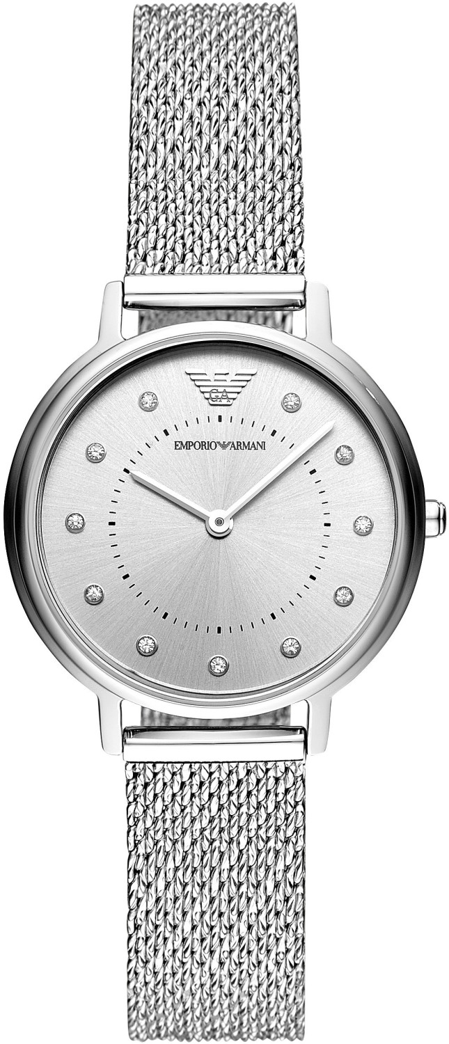 Armani ladies best sale mesh watch