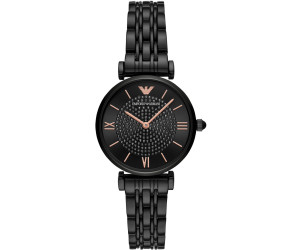 Emporio armani black dial store watch