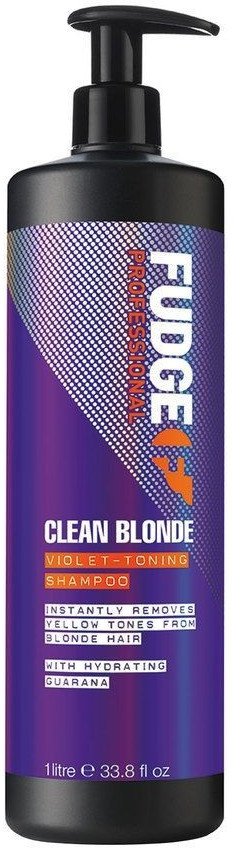 Fudge Clean Blonde Violet Toning Shampoo (1000 ml)