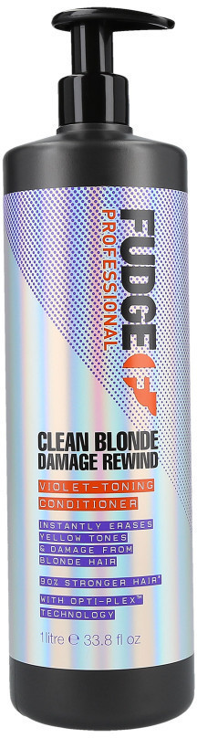 Fudge Clean Blonde Damage Rewind Violet Toning Conditioner (1000 ml)