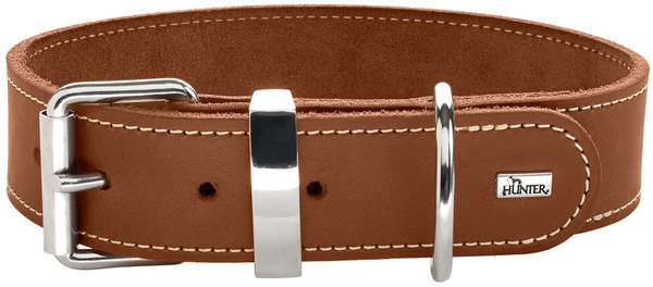 HUNTER Collier pour chien 42 cognac HUNTER Collier pour chien 42 cognac