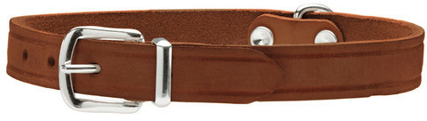 HUNTER Collier pour chien 47 cognac HUNTER Collier pour chien 47 cognac