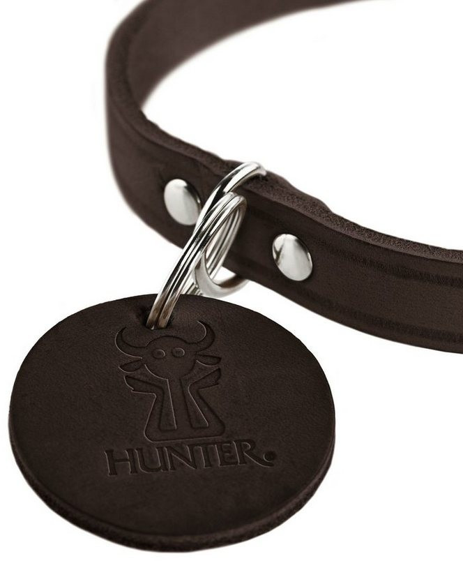 HUNTER Collier pour chien 52 dark brown HUNTER Collier pour chien 52 dark brown