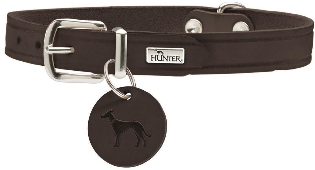 HUNTER Collier pour chien 52 dark brown HUNTER Collier pour chien 52 dark brown